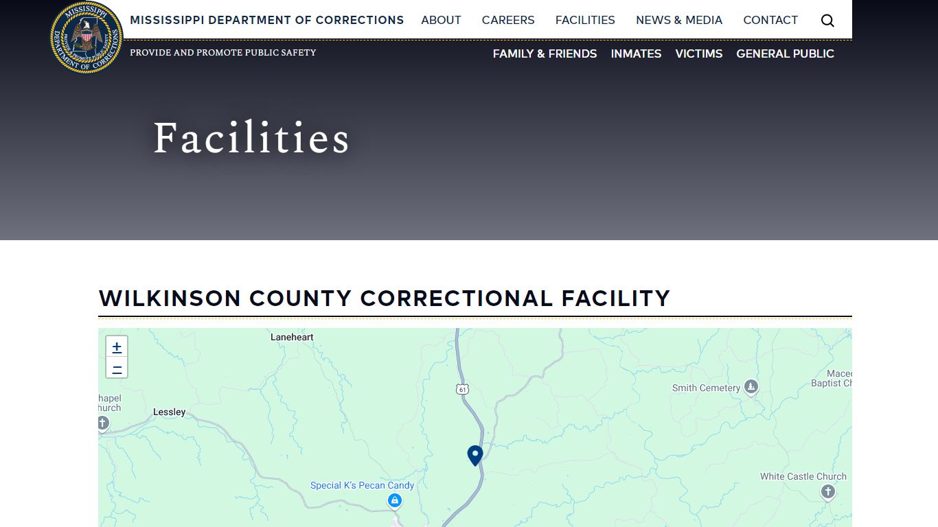 Wilkinson County Correctional Facility | Mississippi Department of ...